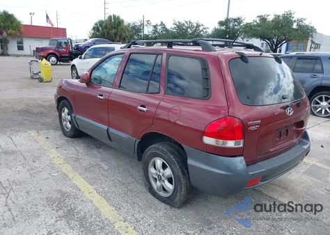 2005 Hyundai Santa Fe Gls/Lx from USA, damaged, VIN KM8SC13E55U998381